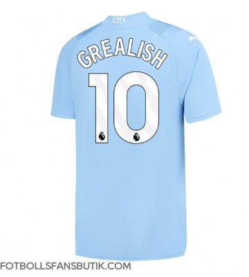 Manchester City Jack Grealish #10 Replika Hemmatröja 2023-24 Kortärmad